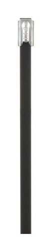 PANDUIT Кабельные стяжки Pan-Steel™ с полиэстеровым покрытием, со стандартным размером поперечного сечения, диаметр кабельного жгута 12.7 - 51 мм, 4.6 мм х 201 мм (ШхД), толщина 0.25 мм, сталь AISI 316, черные (100 шт.)