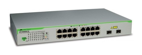 Allied Telesis Управляемый коммутатор 16x10/100/1000Base-T + 2 SFP combo