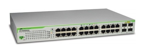 Allied Telesis Управляемый коммутатор 24 port 10/100/1000TX WebSmart switch with 2 SFP combo