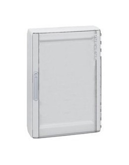 LEGRAND XL3 Шкаф накладной распределительный 4ряда, 72 модуля, с белой дверцей, с клеммным блоком N+PE, IP 40, белый