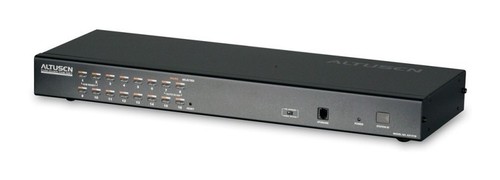 ATEN Переключатель, электрон., KVM, 1 local user PS2/USB+VGA =>16 cpu (PS2/USB/Sun+VGA)/RS232, без модулей, 1600x1200 60Hz (30м), 1U 19", исп.спец.модули и UTP, OSD, каскад 512