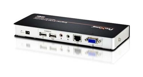 ATEN Удлинитель, SVGA+KBD&MOUSE USB+AUDIO+RS232, 300 метр., SPHD15+HD-DB15+2xUSB A-тип+2xMINI JACK+DB9, Female, без шнуров, Б.П. 220> 5.3V, (макс.разрешение 1920х1200 60Hz (150м)/1280x1024 60Hz (300м);DDC2B;поддержка клав.SUN/MAC;защита 