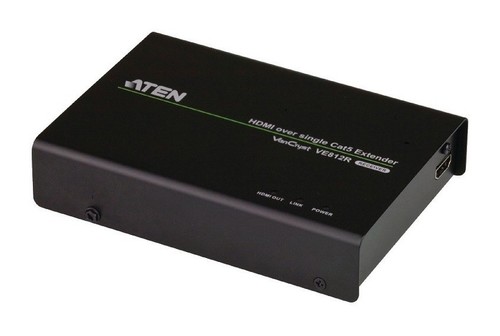 ATEN/VANCRYST Удлинитель-приемник, HDMI, 100 метр., 1xUTP Cat5e, HDMI+RJ45, F, без шнуров, Б.П. 220> 5.3V, (по витой паре;до 4Kx2K/60m 60Hz;HDTV 480p/720p/1080i/1080p;HDCP)