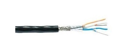Belden Кабель для интерфейса RS-485, 1,5x2x22 AWG (0,76 мм) SF/UTP, многожильный (stranded), (-20°С - +60°С), PVC