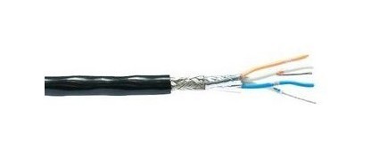 Belden Кабель для интерфейса RS-485, 1,5x2x22 AWG (0,76 мм) SF/UTP, многожильный (stranded), (-20°С - +60°С), PVC