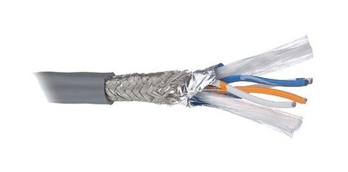 Belden Кабель для интерфейса RS-485, 2x2x24 AWG (7х32), многожильный (stranded), экран SF/UTP - Beldfoil® (100%) + медная оплетка (90%), -30°С - +80°С, PVC