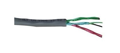 Belden Кабель для интерфейса RS-422, 3x2x24 AWG (0,61 мм) U/FTP, многожильный (stranded), (-20°С - +80°С), PVC