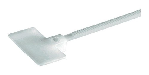 PANDUIT Кабельная стяжка Pan-Ty® неразъемная миниатюрная, 2.5 х 99 мм (ШхД), с площадкой для маркера 6.6 x 24.1 мм, нейлон 6.6, цвет натуральный (100 шт.)