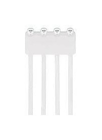 PANDUIT Стяжка Barb Ty Dome-Top ™ с площадкой под маркировку, тип маркера - обертка, 4.7 х 384 мм (ШхД), максимальный диаметр кабельного жгута 102 мм, размер площадки 12.7 x 54.1 мм, погодоустойчивый нейлон 6.6, цвет черный (500 шт.)