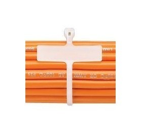 PANDUIT Стяжка Barb Ty Dome-Top ™ с площадкой под маркировку, тип маркера - обертка, 4.7 х 203 мм (ШхД), максимальный диаметр кабельного жгута 51 мм, размер площадки 12.4 x 23.1 мм, нейлон 6.6, цвет натуральный (100 шт.)