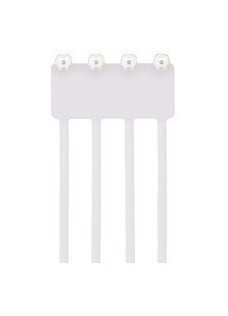 PANDUIT Стяжка Barb Ty Dome-Top ™ с площадкой под маркировку, тип маркера - обертка, 4.7 х 203 мм (ШхД), максимальный диаметр кабельного жгута 51 мм, размер площадки 62.7 x 23.1 мм, погодоустойчивый нейлон 6.6, цвет черный (250 шт.)
