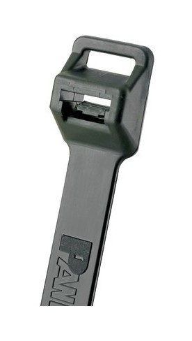 PANDUIT Неоткрывающаяся кабельная стяжка Pan-Ty® 12.7х719 мм (ШхД), очень широкая, погодоустойчивый нейлон 6.6, диаметр кабельного жгута 4,8-229 мм, цвет черный (100 шт.)