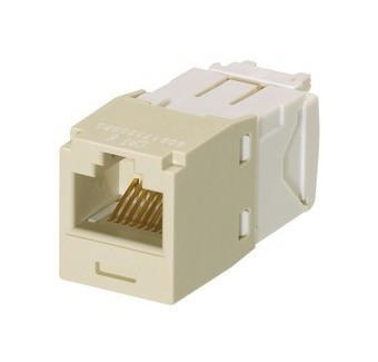 PANDUIT Универсальный модуль Mini-Com® TX6™ PLUS, медный, неэкранированный (UTP), категория 6, RJ45, 8-позиционный, 8-проводной (8P8C), T568A/B, тип Giga-TX™, заделочный наконечник с маркировкой, слоновая кость