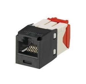 PANDUIT Модуль Mini-Com® RJ45 TX5e, UTP Т568A/B Enhanced (черный)