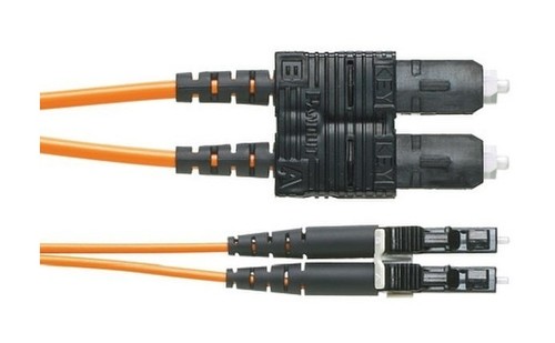 PANDUIT Волоконно-оптический патч-корд LC-SC, многомодовый 62.5/125 (OM1), duplex, 1.6 мм, LSZH, 2 м