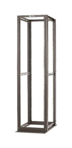 PANDUIT Четырехопорная 19” стойка с направляющими под винты #12-24, 45U, размеры, ВхШхГ: 2134 мм x 591 мм x 767 мм
