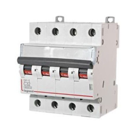 LEGRAND Автоматический выключатель, серия DX3-E, С32A, 6kA, 4-полюсный