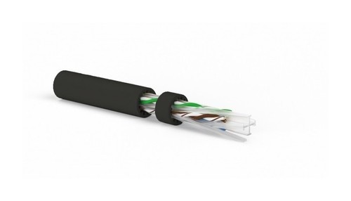 Hyperline (500 м) Кабель витая пара, неэкранированная U/UTP, категория 6a (10GBE), 4 пары (23 AWG), одножильный (solid), LSZH, черный