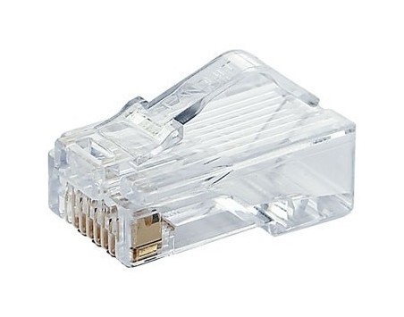 PANDUIT Модульный разъем RJ-45(8P8C) PAN-PLUG, категория 5e, 8-позиционный, 8-проводной, 24 AWG