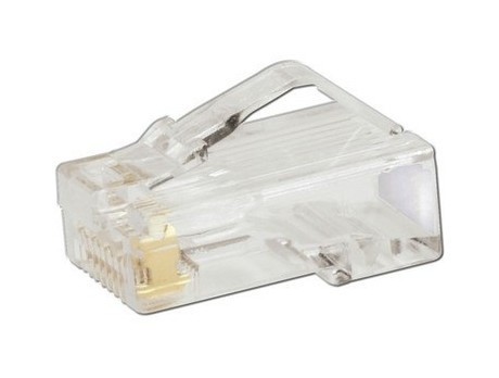 PANDUIT Модульный разъем RJ-45(8P8C) PAN-PLUG, категория 5e, 8-позиционный, 8-проводной, 24 AWG (100 шт.)