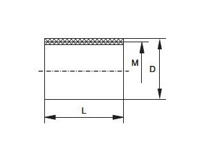 DKC / ДКС Втулка соединительная для муфт труба-коробка, M16х1,5, полиамид (PA6), IP66/IP68, цвет чёрный