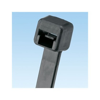 PANDUIT Неоткрывающаяся кабельная стяжка Pan-Ty® 8.7х779 мм (ШхД), широкая, погодоустойчивый нейлон 6.6, диаметр кабельного жгута 4.8-229 мм, цвет черный (100 шт.)