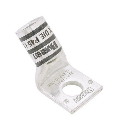 PANDUIT Коннектор заземления #6 AWG, #10 Stud Hole, 45° Angle Tongue (50 шт.)