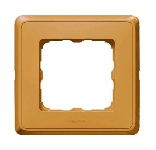 LEGRAND Рамка 1 пост, матовое золото, Cariva