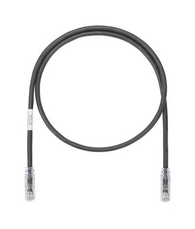 PANDUIT Патч-корд TX6A 10Gig UTP, Cat.6A, с модульными разъемами TX6A™ 10Gig™ на обоих концах, 24 AWG, 1 м, черный