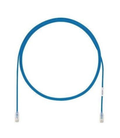 PANDUIT Патч-корд малого диаметра (4,7мм) с модульными разъёмами RJ-45 Pan-Plug™ на обоих концах, 28 AWG, UTP, Cat.6A, LSZH, 1 м, фиолетовый