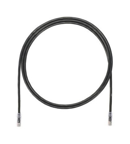 PANDUIT Патч-корд TX6A 10Gig UTP, Cat.6A, с модульными разъемами TX6A™ 10Gig™ на обоих концах, 24 AWG, 2 м, черный