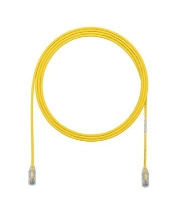 PANDUIT Патч-корд TX6A 10Gig UTP, Cat.6A, с модульными разъемами TX6A™ 10Gig™ на обоих концах, 24 AWG, 5 м, желтый
