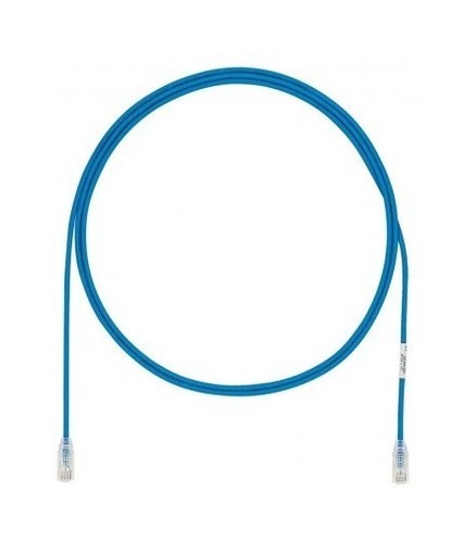 PANDUIT Патч-корд малого диаметра (4,7мм) с модульными разъёмами RJ-45 Pan-Plug™ на обоих концах, 28 AWG, UTP, Cat.6A, LSZH, 7 м, фиолетовый