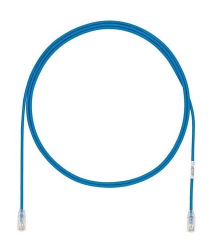 PANDUIT Патч-корд малого диаметра (4,7мм) с модульными разъёмами RJ-45 Pan-Plug™ на обоих концах, 28 AWG, UTP, Cat.6A, LSZH, 20 м, фиолетовый