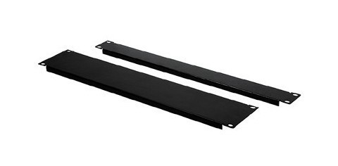 ZPAS Фальш-панель на 2U, стальная с порошковым покрытием, цвет черный (RAL 9005) (SZB-00-00-33/2)