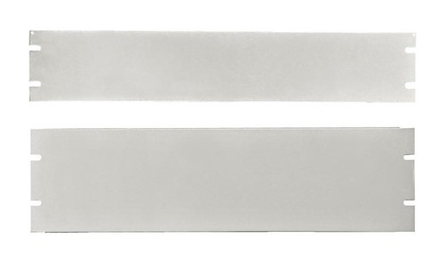 ZPAS Фальш-панель на 1U, алюминиевая с порошковым покрытием, цвет серый (RAL 7035) (SZB-00-00-32/1)