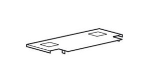 LEGRAND Перегородка металлическая - для горизонтального разделения XL3 400