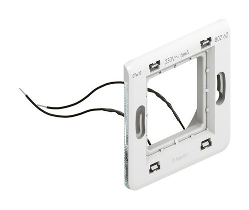 LEGRAND 80262 Суппорт для механизмов с индикацией, 2М, Mosaic