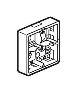 LEGRAND 80274 Коробка для накладного монтажа, 2Х4/5М, высота 50 мм, Mosaic