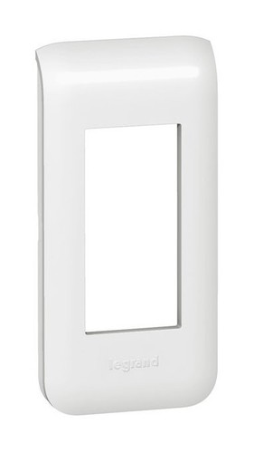 LEGRAND 78801 Декоративная рамка M45, 1М, белая, Mosaic