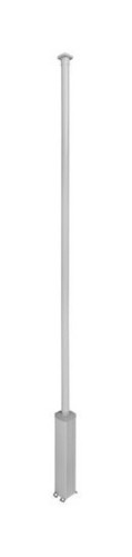 LEGRAND Snap-On Колонна алюминиевая с крышкой из алюминия 4 секции, высота 3.3 м, цвет алюминий