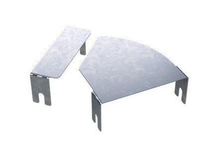 DKC / ДКС Крышка для угла горизонтально изменяемого CPO 0-44град. осн. 500, цинк-ламельная (аналог горячеоцинкованная)