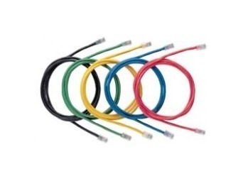 PANDUIT Индустриальный патч-корд RJ45, UTP, solid, с колпачками, 0,38 м