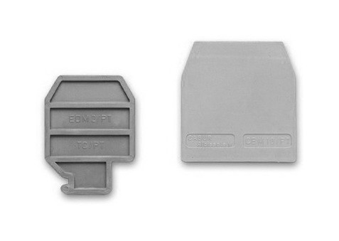 DKC / ДКС HSCB.4/PTGR, торцевой изолятор для HSCB.4, серый