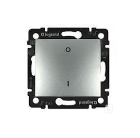LEGRAND Трехполюсный переключатель для люминесцентных ламп 10А, 400В, алюминий, Valena