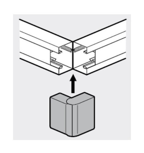 LEGRAND Внешний угол 100x50 мм METRA