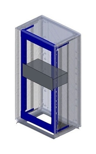 DKC / ДКС "Рама 19"", 6U для шкафов Conchiglia, настенный В=460 мм, напольный В=490 мм"