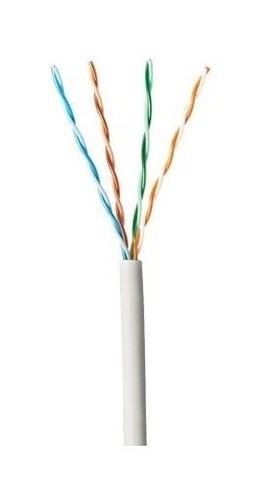 PANDUIT (куски) Кабель витая пара, неэкранированная U/UTP, категория 5e, 4 пары (24 AWG), одножильный (solid), LSZH IEC 60332-1, -20°C - +75°C, белый