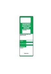 BRADY Бирка, легенда "Equipment Inspection Record", 150*50 мм, полиэстер, 10 шт
