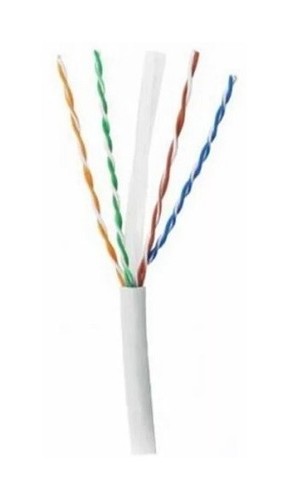 PANDUIT (305 м) Кабель витая пара, неэкранированная U/UTP, категория 6, 4 пары (23 AWG), одножильный (solid), с разделителем, LSZH-1 (60332-1), -20°C - +60°C, белый